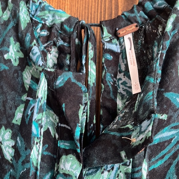 Free People Dance Til Dawn Floral Romper - Picture 3 of 4